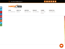 Tablet Screenshot of markteq.com